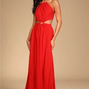 Lulus red dress